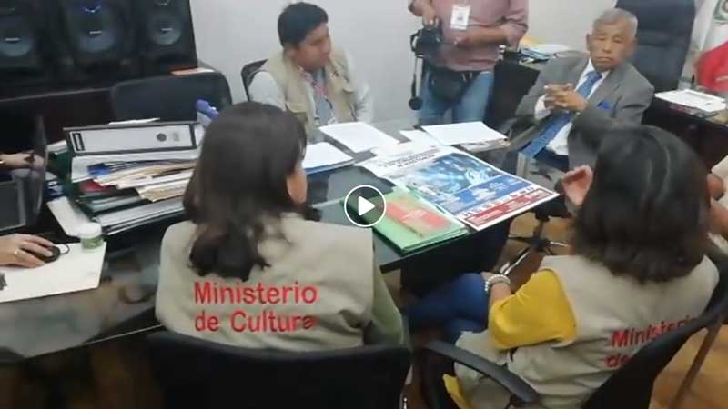 Los funcionarios locales del Ministerio de Cultura intentan recuperar a las momias de Nazca